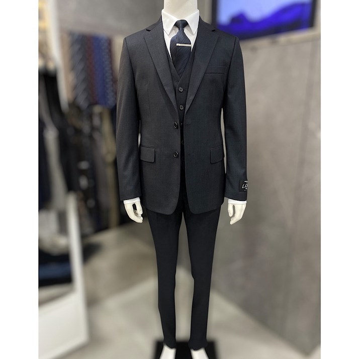 리버클래시 25SS 네이비 울 스판 슬림핏 싱글 정장LLM11509, LLM13509DG