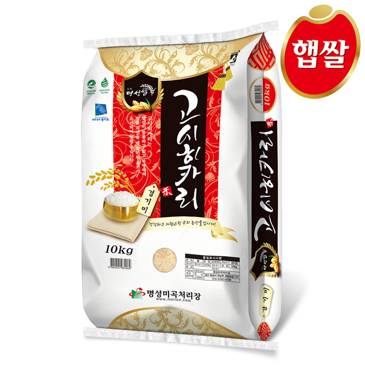 24년산 햅쌀 특등급 고시히카리, 10kg, 1개 24년산 햅쌀 특등급 고시히카리, 10kg, 1개