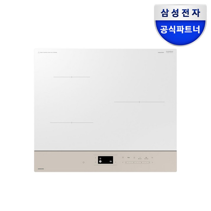 삼성전자 비스포크 NZ63DB607CFE 인덕션 3구 빌트인 AI끓음감지 저소음 프레임리스 슬림핏 베이지