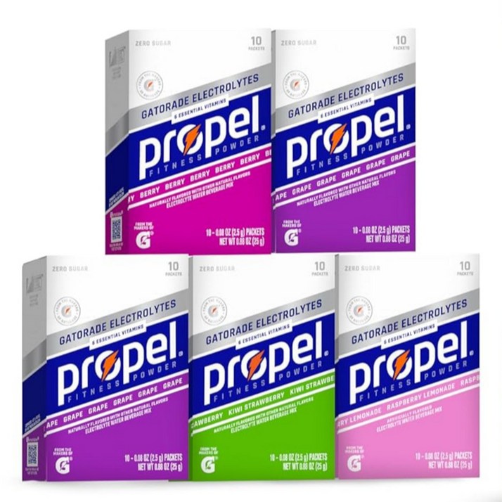 Propel Electrolyte Enhanced Water Drink Mix 프로펠 전해질워터 드링크믹스 4가지맛
