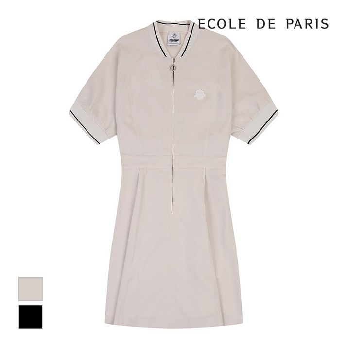 [에꼴드파리/드라로얄] 집업 반팔 원피스_RB26WOA002Z