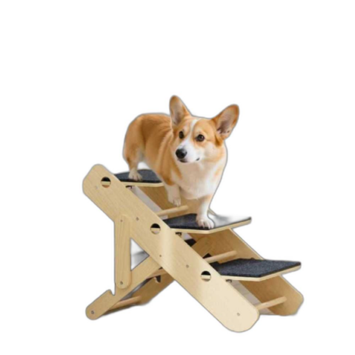 오케어 강아지 고양이 접이식 계단 슬라이드 변신형 스텝