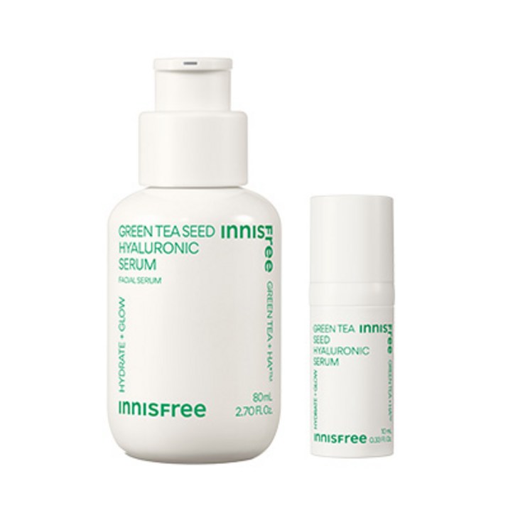 이니스프리 그린티 씨드 히알루론산 세럼 80ml 10ml 세트 이니스프리 그린티 씨드 히알루론산 세럼 80ml 10ml 세트