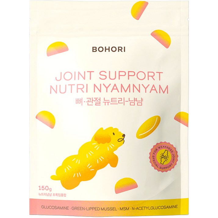 보호리 강아지 영양제 뉴트리냠냠 150g, 뼈/관절강화, 1개, 기호증진