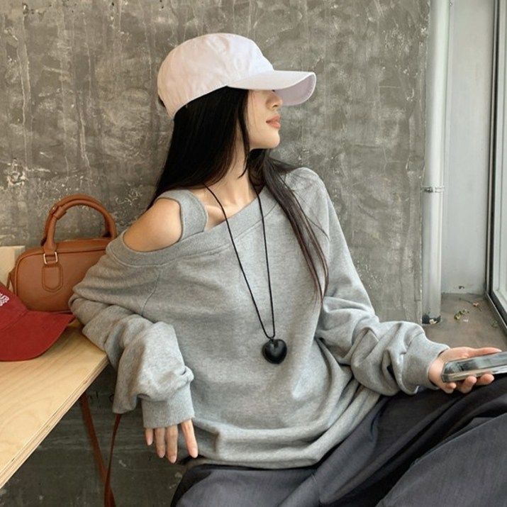 자체제작 다이너 원숄더 맨투맨 자체제작 다이너 원숄더 맨투맨