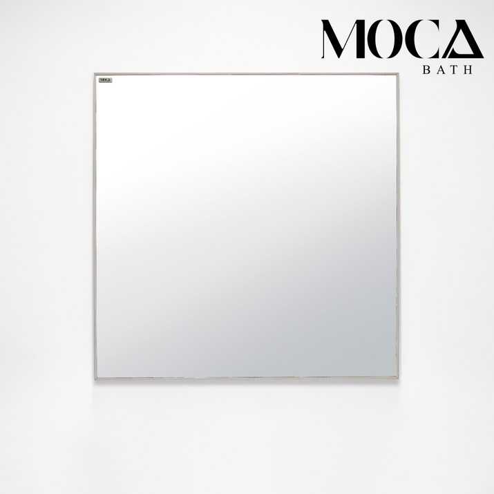 모카바스 욕실용 거울 모음, 심플아이보리 욕실거울(800X800)
