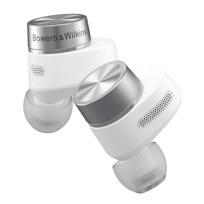 바워스앤윌킨스 트루 와이어리스 블루투스 이어폰, Pi7 S2, 캔버스 화이트, 20시간, 액티브노이즈캔슬링(ANC)