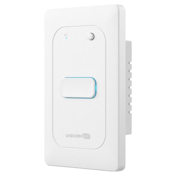 유니콘아이오티 1구 스마트 벽스위치 무선원격제어 자동불끄기 WIFI방식 TS-SW1