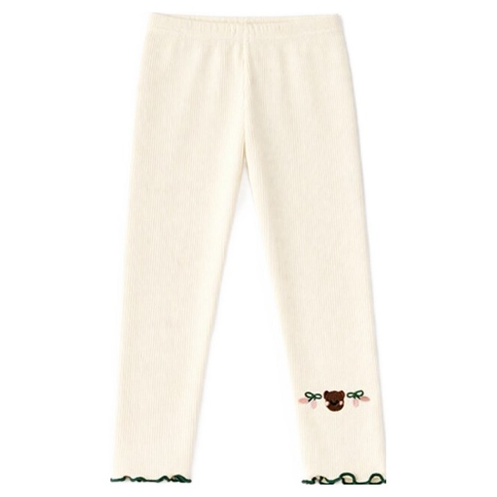 조이멀티 앵두베어 자수 날라리 골지 레깅스