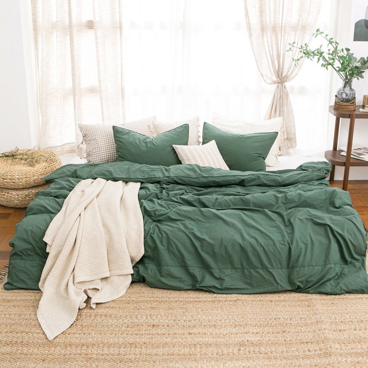 바자르 모네 100수 고밀도 이불커버