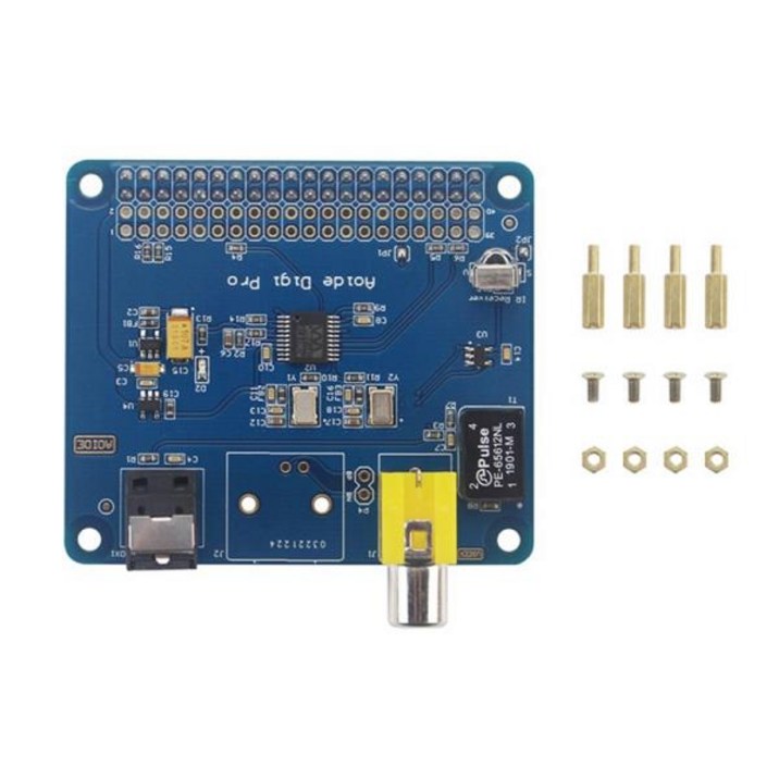 Hifi Digi 디지털 사운드 카드, I2S SPDIF 집열판 동축 스타일 DAC, 라즈베리 파이 3B 4B 오디오 보드,