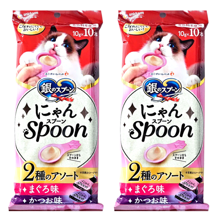 유니참긴노스푼 고양이 냥스푼 습식 간식 10개입