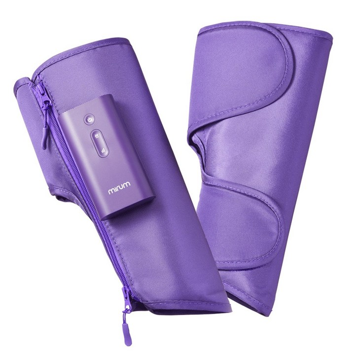 미룸 슬림케어 라이트 무선 종아리 마사지기 지퍼형 공기압 온열 다리 안마기 좌우 1set, MAX-005