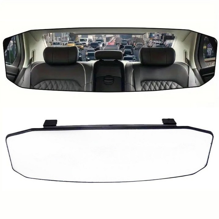 SEAMETAL 익스트림 곡면 룸미러 눈부심방지 백미러 와이드 룸미러, 1개, 30*9cm