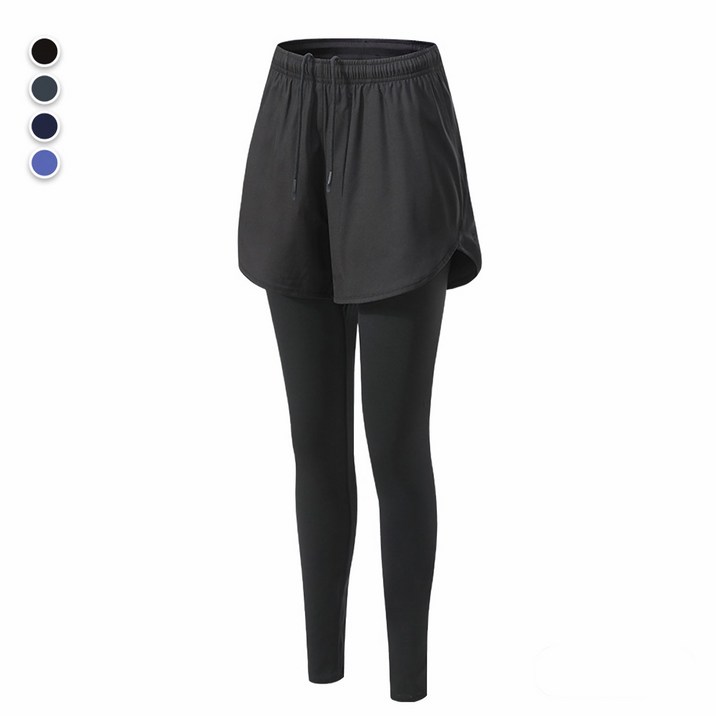 여성 레깅스반바지일체형 러닝쇼츠 트레이닝 운동복