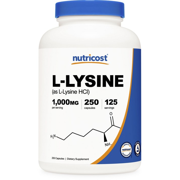 뉴트리코스트 L리신 1000mg 캡슐