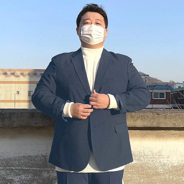 빅사이즈 남성의류 XL~6XL 정장수트 자켓 정장바지 세트 결혼식정장