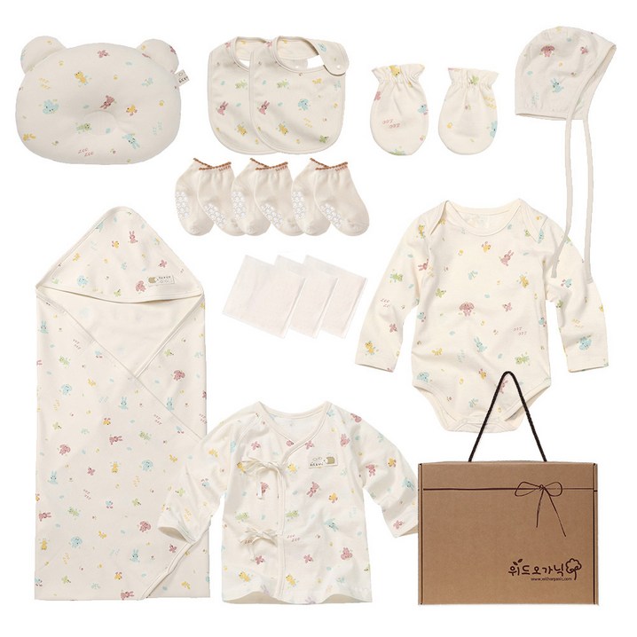 위드오가닉 출산선물 15종세트