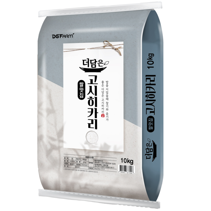 대구농산 더담은 고시히카리 백미, 10kg특등급, 1개 대구농산 더담은 고시히카리 백미, 10kg특등급, 1개