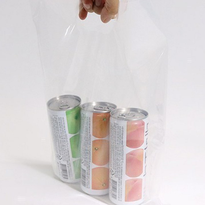 베스트팩 PE 링 손잡이 포장 비닐 쇼핑백 100p, 투명 - 쇼핑앤샵