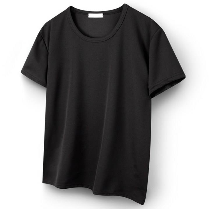 해리슨 남성용 냉감 통기성 쿨 U넥 머슬핏 반팔 티셔츠 WMS1041