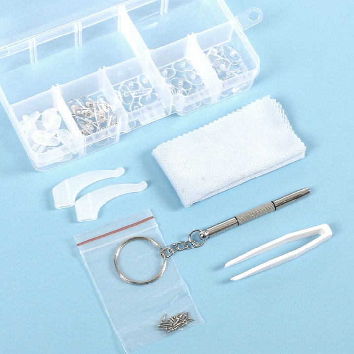 탐사 안경 실리콘 코받침 교체 세트