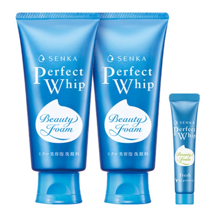 센카 퍼펙트 휩 페이셜 워시 클렌징 폼 120g 2p 클렌징 폼 15g, 255g, 1세트