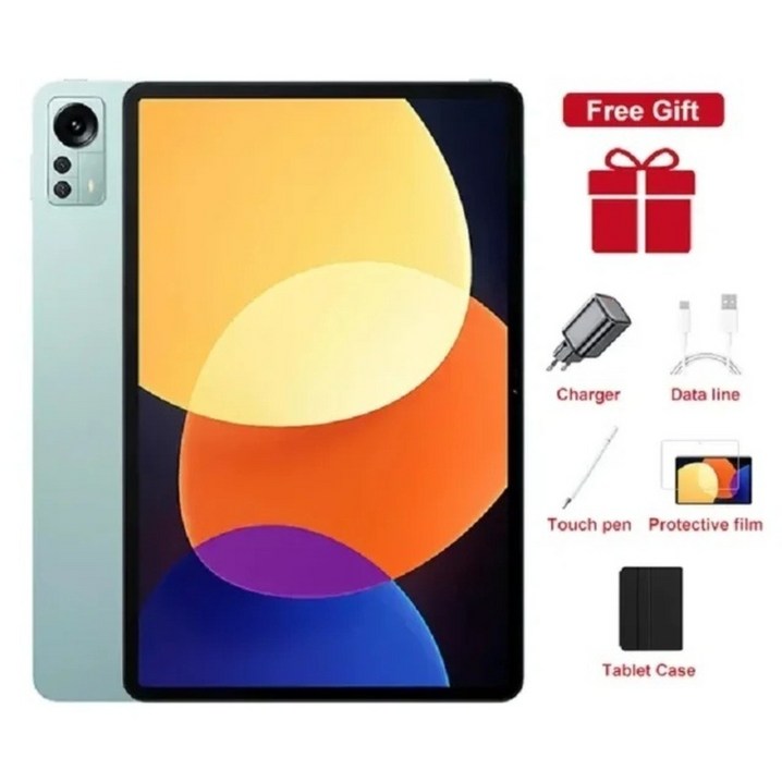 오리지널 글로벌 버전 태블릿 PC, 안드로이드 패드 6 프로, 스냅드래곤 870, 5G 듀얼 SIM 카드 또는 와이파이 HD, 4K 미 탭, 12GB  512GB, 16GB1024GB, 초록