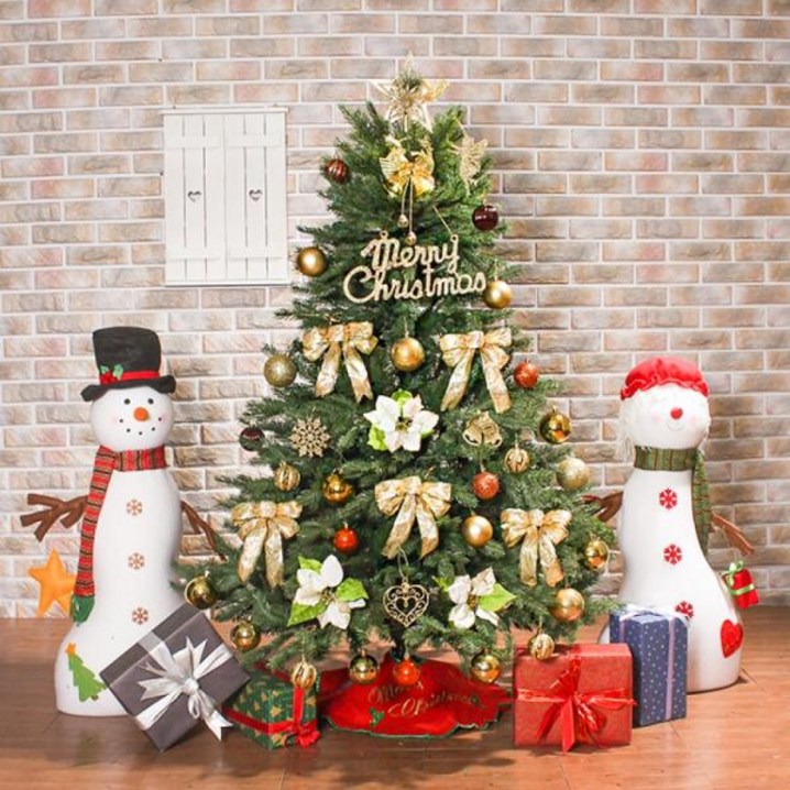 아트박스위드마켓 150cm 카니발골드 전나무 혼합 트리 풀세트, 쏘이즈샵 본상품선택