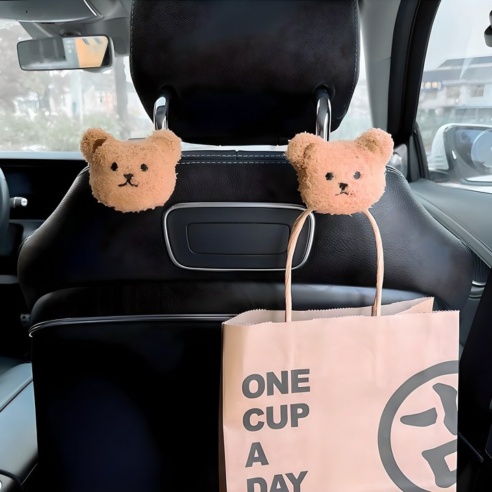 차량용 곰돌이 대형 후크 세트 차량용 곰돌이 대형 후크 세트