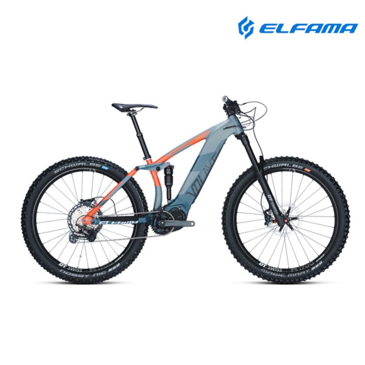 GIFT 전기 자전거 엘파마 볼레이크 EX8000 12단, 블랙레드 M17