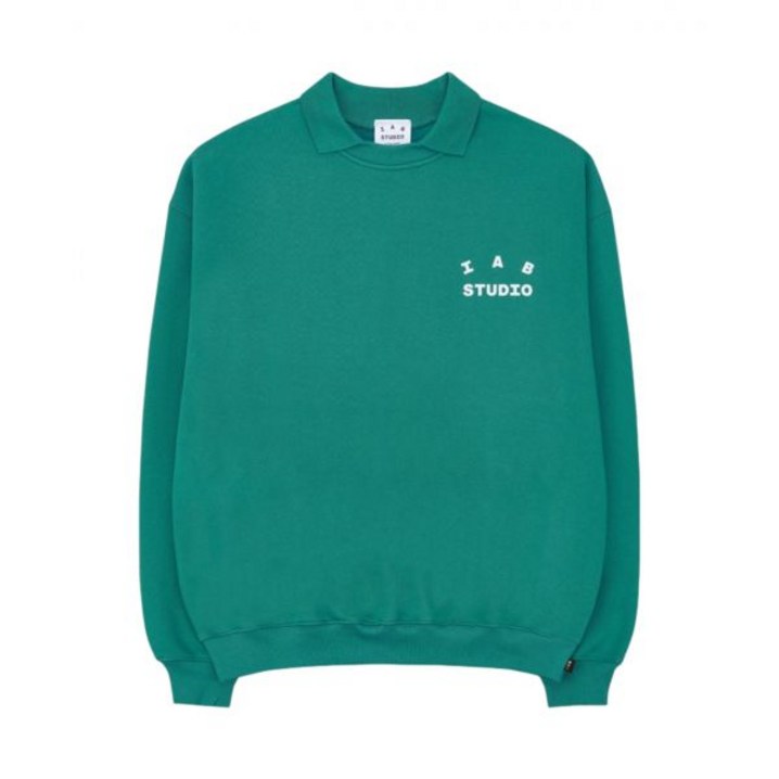 정품아닐시3배보상 아이앱 스튜디오 럭비 스웨트셔츠 민트  IAB Studio Rugby Sweatshirt Mint
