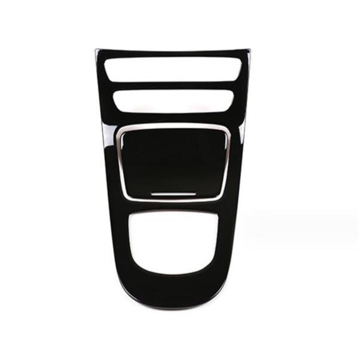 모터스파이 벤츠 호환 E클래스 W213 센터페시아 컵홀더 부착형 카본 검정 우드 커버 몰딩 21년이후, 2.센터페시아블랙유광