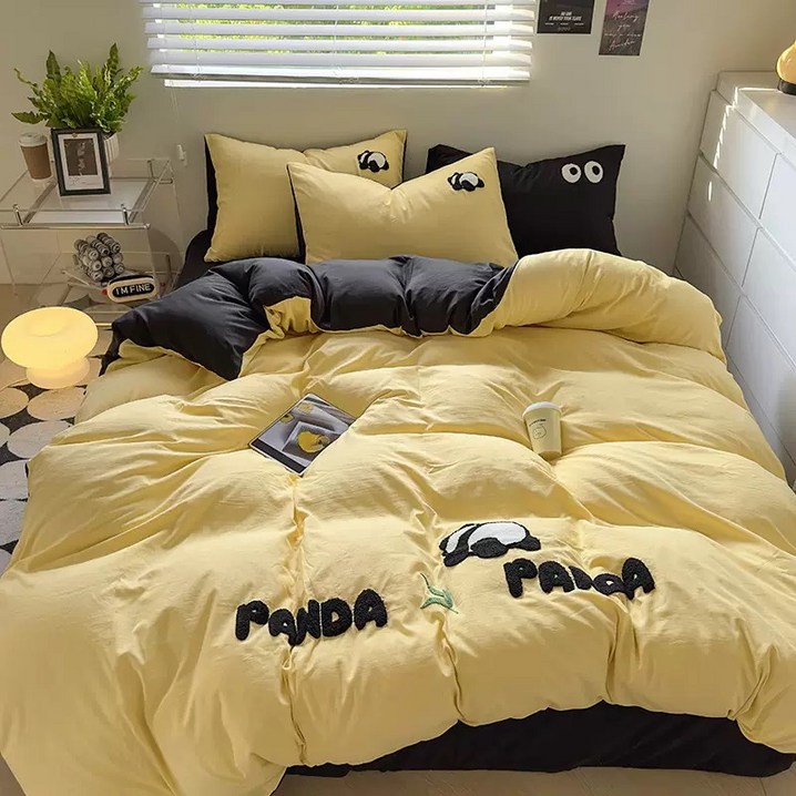 헤디야 판다 이불커버침대커버베개커버 3종세트
