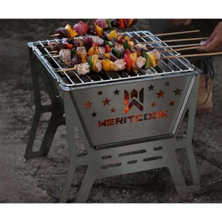 800도씨 캠핑 화로대 불멍 조립식 바비큐 거북선 감성