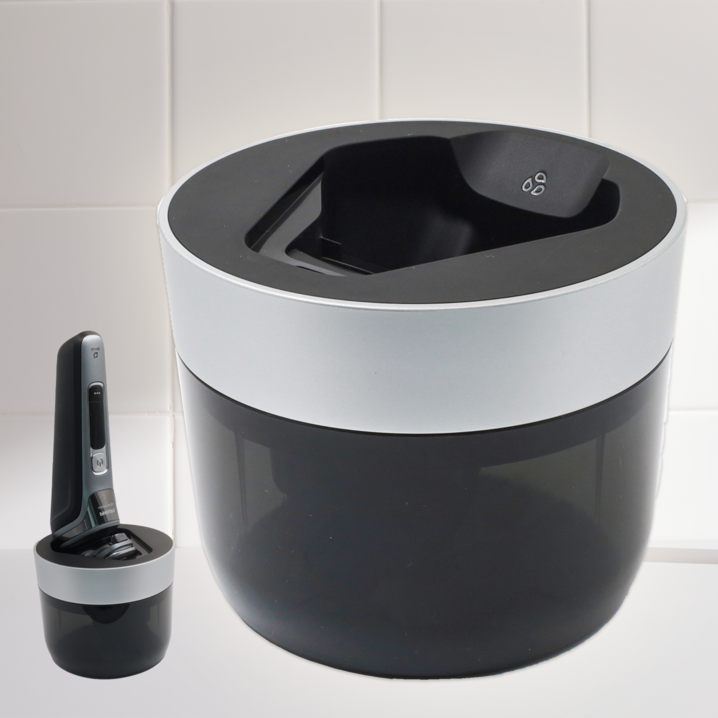 필립스 전기면도기 SkinIQ 프레스티지 i9000 호환세척기 무선 클렌징 팟