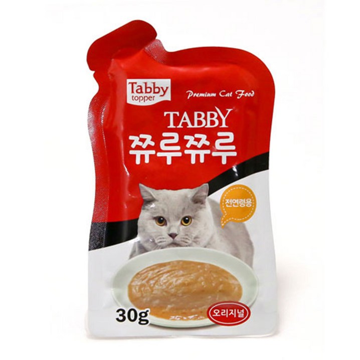 테비 쮸루쮸루 오리지날 30g x 12p x 4개 묶음 총48P