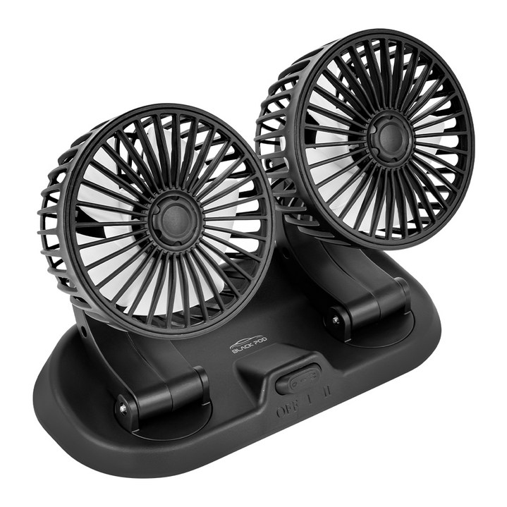 블랙팟 카큘레이터 차량용 선풍기 써큘레이터 듀얼형, 혼합색상, BHL12