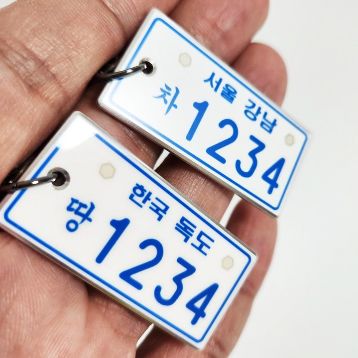 픽존디자인 리얼 메탈 바이크 오토바이 스쿠터 키홀더 열쇠고리 키링 커스텀 주문제작, 1개, C(번호판+커스텀)[유광]