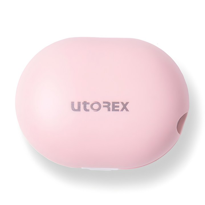 유토렉스 에그팝 충전식 UV-C 휴대용 칫솔살균기 UTC-3150P, UTC-3150P, 핑크