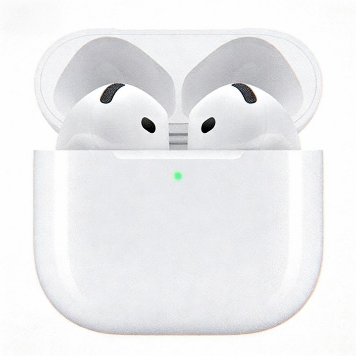 스탠드화이트 AirPods Apple에어팟 4 블루투스 헤드폰 액티브 노이즈 캔슬링, 1개, ddteubs, udrvfd