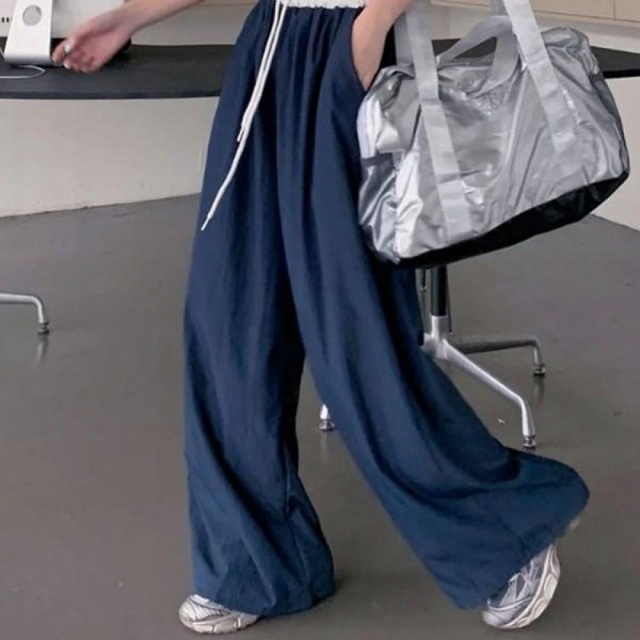 넉넉한 핏 편안한 착용감 캐주얼 세련된룩 밴딩 팬츠