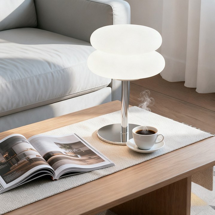 FlySwept LED 단스탠드 무드등 인테리어 조명, 화이트