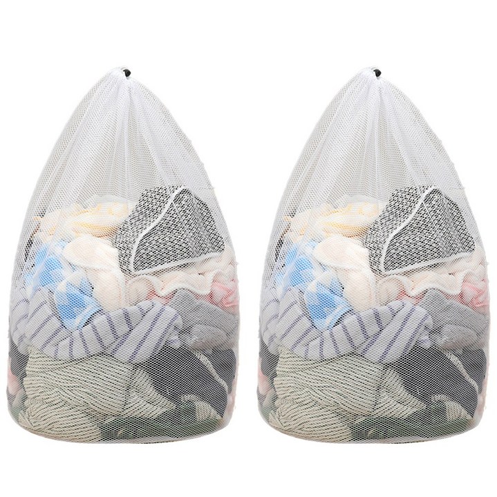 댓츠댓 물빠짐 좋은 대형 무형광 원형 세탁망