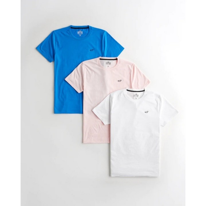 미국 홀리스터 남성 여름 반팔 티셔츠 3종 세트 아베크롬비앤피치