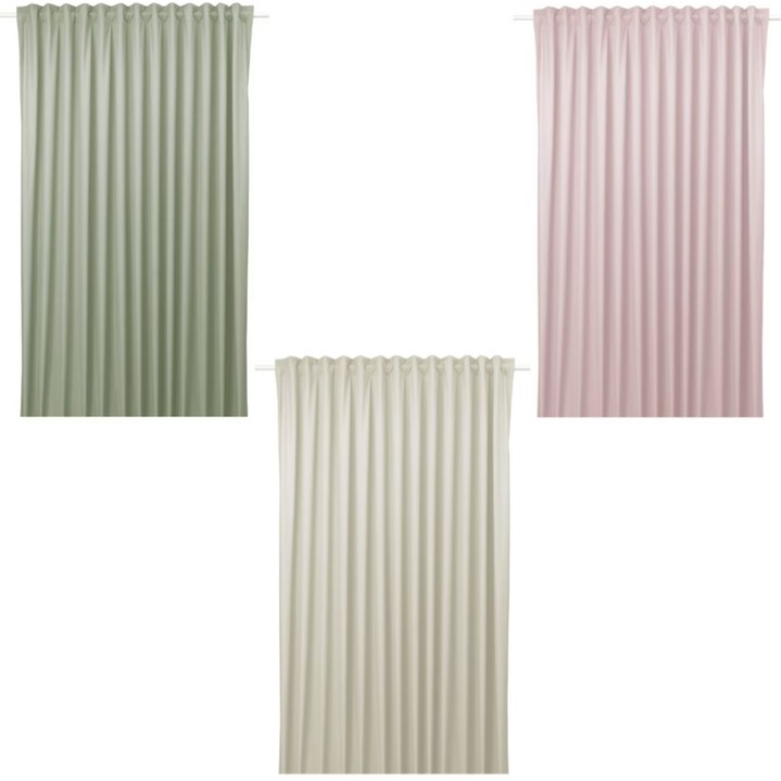 이케아 암막커튼 210x250 한장 라미네이트패브릭 벵타