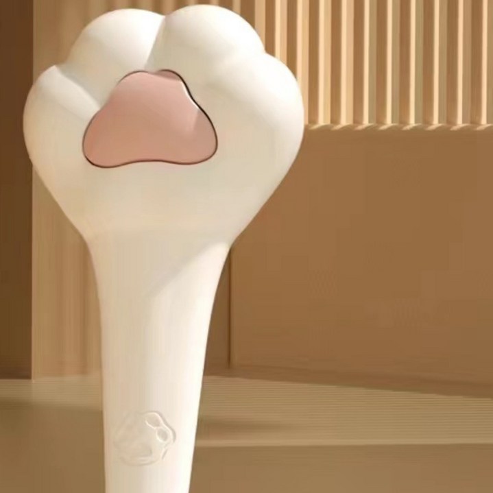 (한정수량 특별 할인)스타존 반려동물 저자극 원터치 슬리커 브러쉬 털 제거기 고양이빗 강아지빗 브러쉬 비숑빗 털 제거 브러쉬, 화이트, 1개