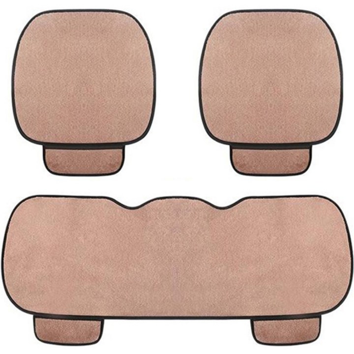 리버폭스 자동차 극세사 방석 앞좌석 2p + 뒷좌석 세트, 핑크, 1세트