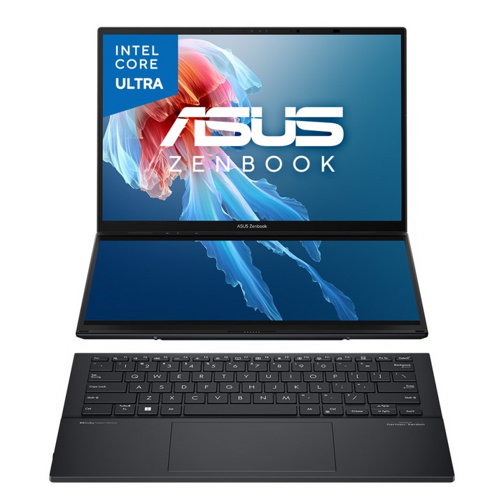 에이수스 2025 젠북 듀오 14 코어Ultra9, 바솔트 그레이, 2TB, 32GB, WIN11 Home, UX8406CA-PZ084W