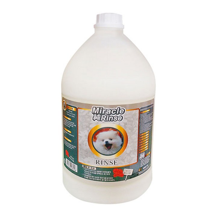 미라클 순 대용량 업소용 강아지 컨디셔너  4L